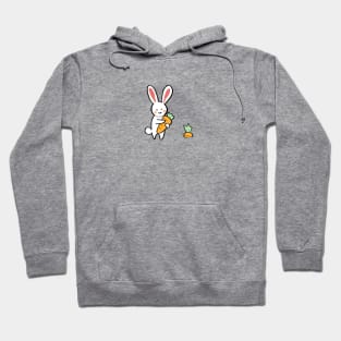 Cute rabbit cartoon Hoodie